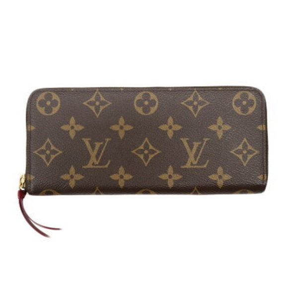Louis Vuitton Portefeuille Clemence Fuchsia Brown - Picture 1 of 6